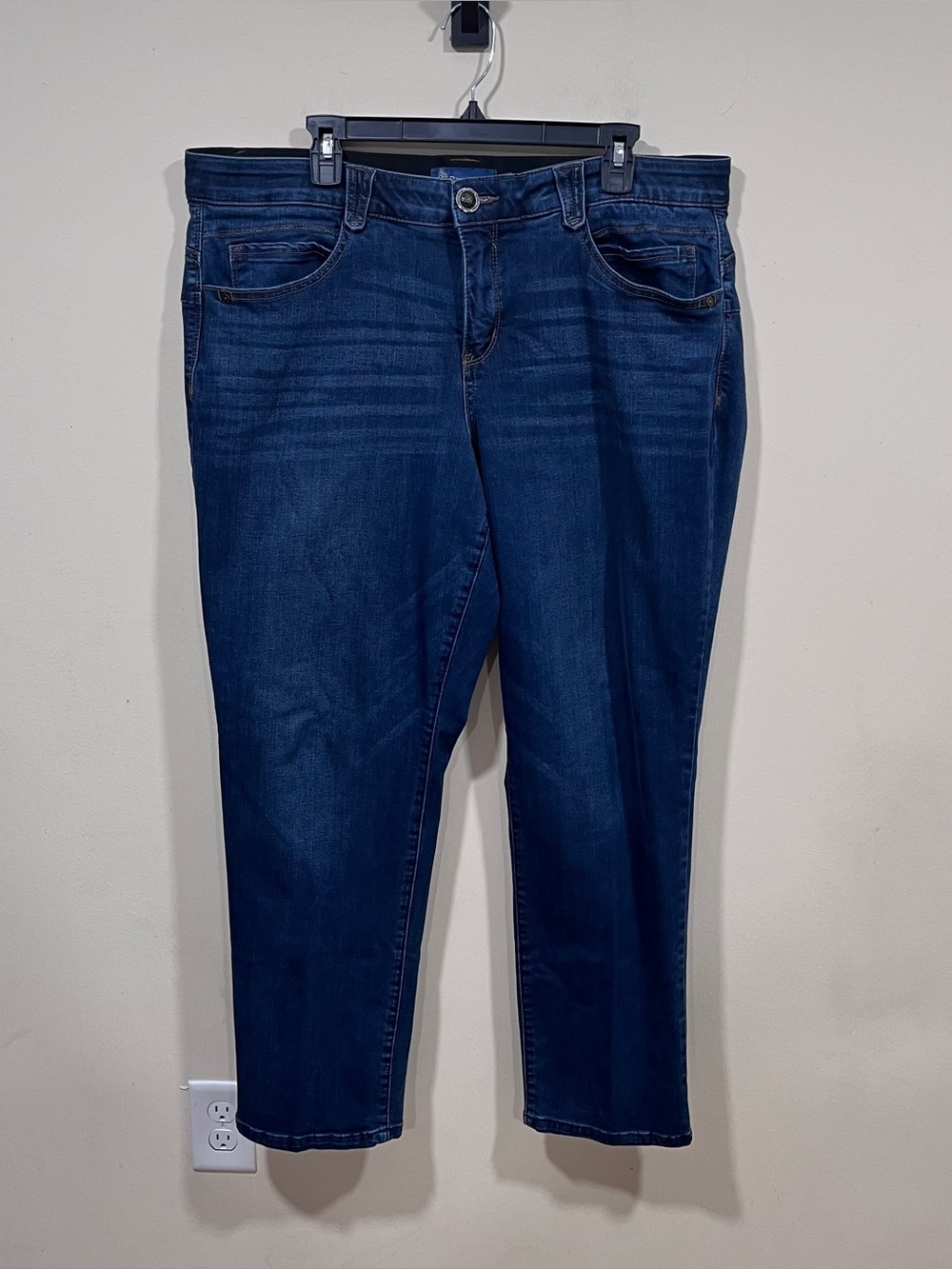 Democracy brand "Ab"solution jeans plus size 20W blue denim EUC stretchy